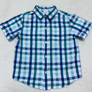 Janie and Jack 3T Boys Short Sleeve Button Down